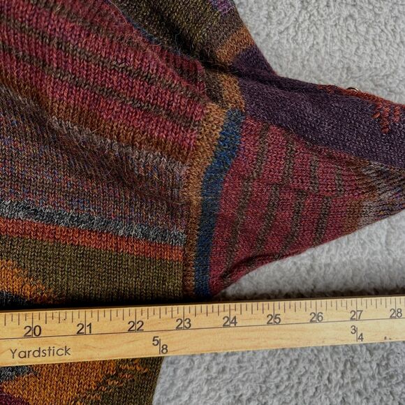 VTG Peruvian Connection Sweater Mens Large 100% Alpaca Wool Full Up Jacket - Picture 6 of 7